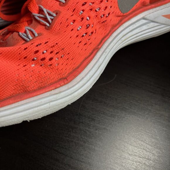 Nike Lunarglide 4 Women’s Size 7.5 Running Shoes Crimson Silver 3M 524978 604 - Picture 11 of 13